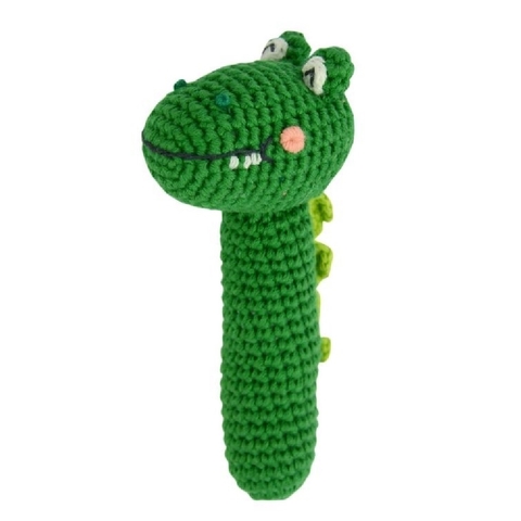 Weegoamigo Crochet Rattle Curious Croc image 0 Large Image