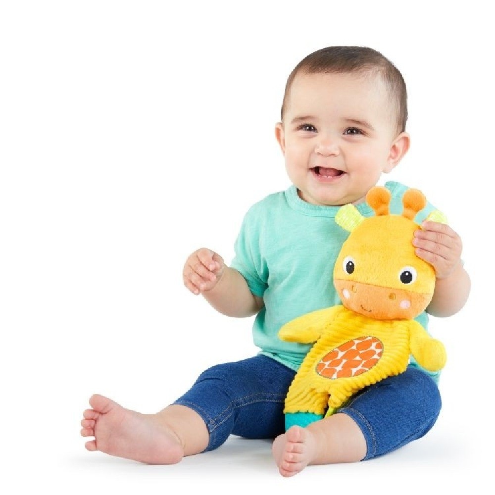 Bright Starts Snuggle & Teethe Plush Teether - Giraffe | Interactive ...