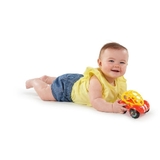 Oball Rattle & Roll Car - Yellow/Red image 1