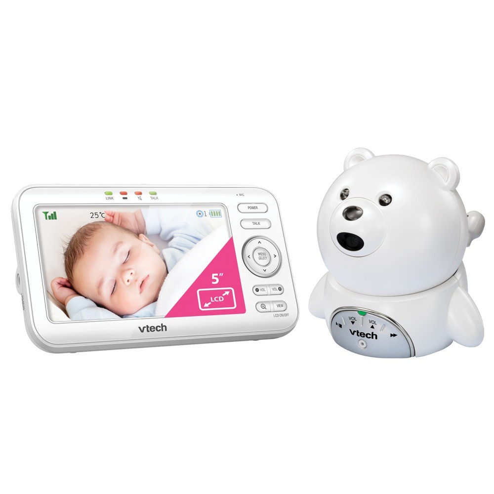 Vtech Video Audio Baby Monitor Bm5100 Bear Audio Video Baby Monitors Baby Bunting Au