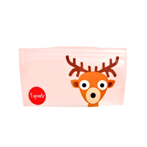 3Sprouts Reusable Snack Bag - 2pack - Deer image 0 Large Image