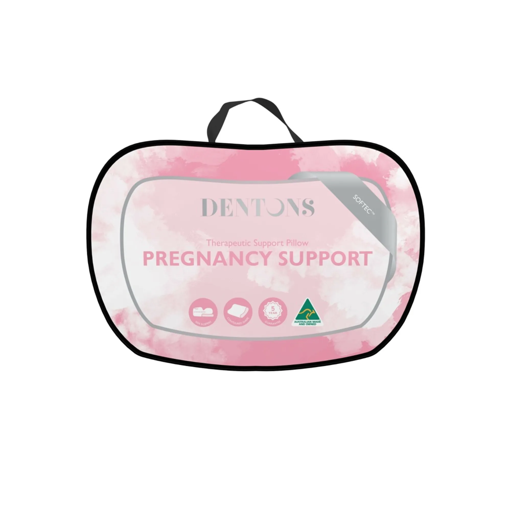 Dentons Pregnancy Pillow White