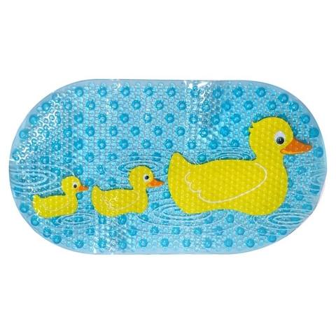 Star And Rose Duck Duck Duckiest Bath Mat Blue/Yellow image 0 Large Image