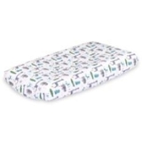 The Peanut Shell Animal Zoo Bassinet Fitted Sheet 2 Pack image 1