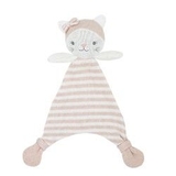 Living Textiles Knit Security Blanket Daisy Cat image 0