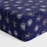 Bubba Blue Night Sky Jersey Cot Fitted Sheet image 1