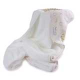Bubba Blue Pink Bloom Hooded Towel image 1
