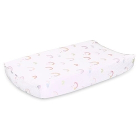 The Peanut Shell Rainbow Sprinkles Change Pad Cover