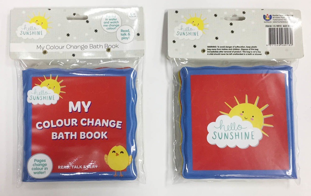Hello Sunshine Colour Change Bath Book Childrens Books Baby Bunting AU