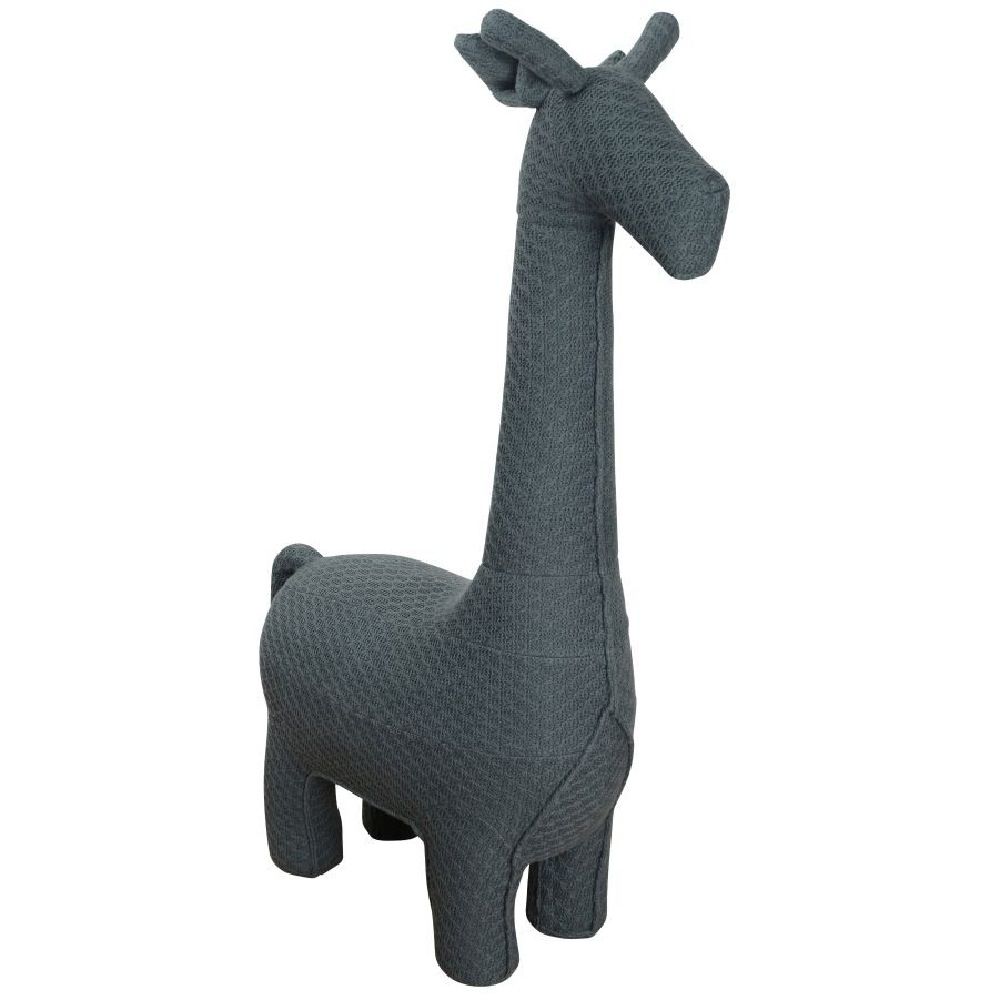 large grey giraffe stuffed animal