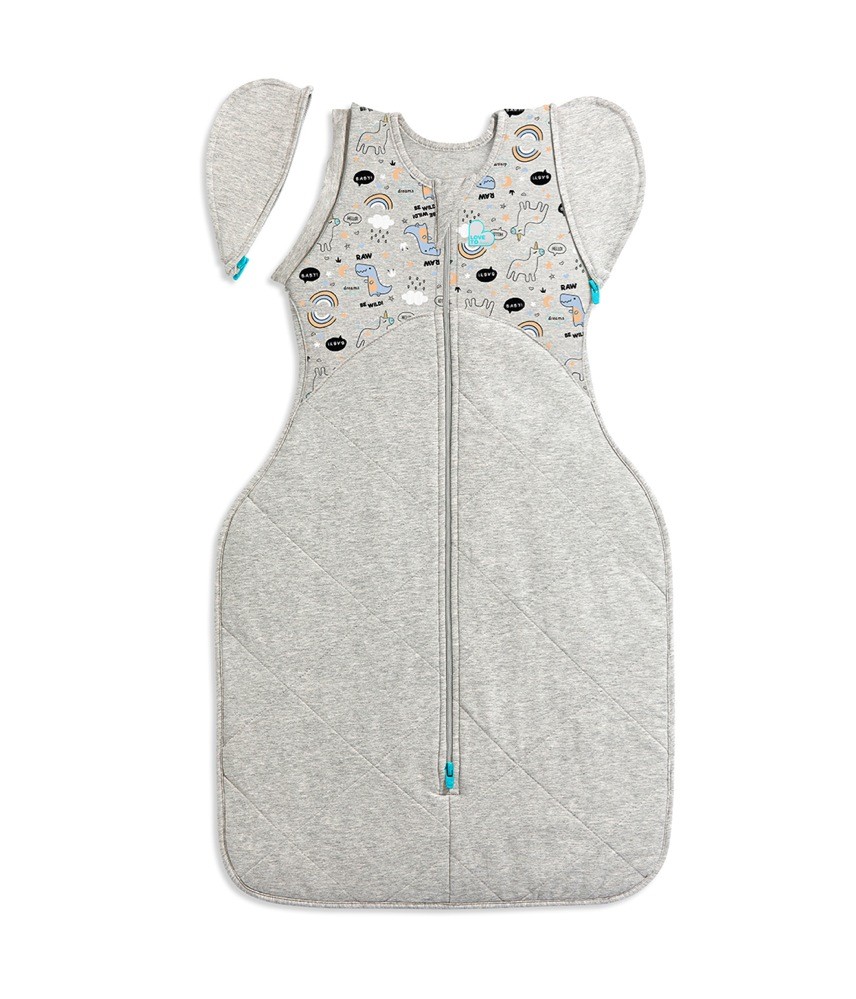 Love To Dream Swaddle Up Designer Transition Bag Warm 2.5 Tog Dinocorn