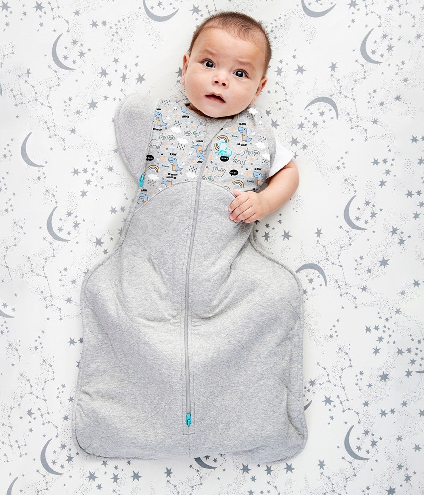 Love To Dream Swaddle Up Designer Transition Bag Warm 2.5 Tog Dinocorn