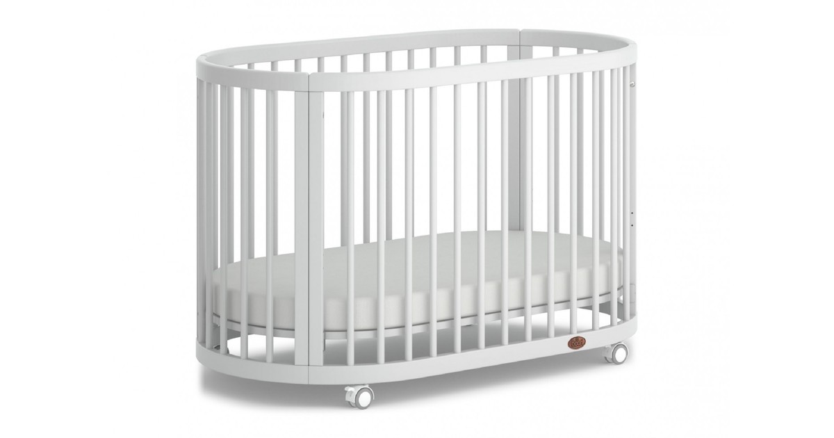 Boori Oasis Oval Cot Barley | Baby Bunting AU