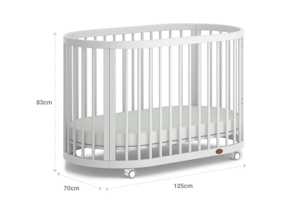 Boori oval hot sale cot