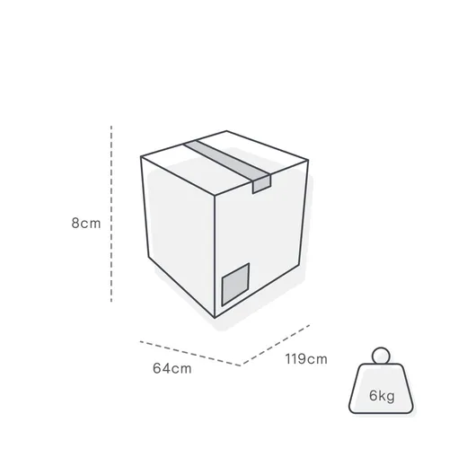 Boori Oasis Oval Cot Mattress 1190 X 640 X 80mm Baby Bunting AU