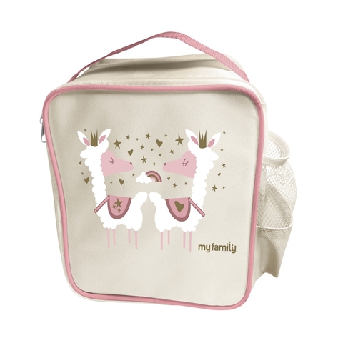 My Family Easy Clean Bento Cooler Bag - Llama image 0 Large Image