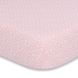 Bilbi Jersey Cot Fitted Sheet Pink Floral image 1