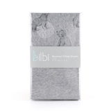 Bilbi Jersey Bassinet Fitted Sheet Grey Bears 2 Pack image 0