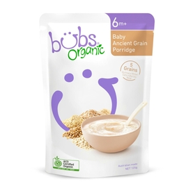 Bubs Organic Baby Ancient Grain Porridge - 125g