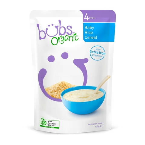 Bubs Organic Baby Rice Cereal - 125g image 0 Large Image