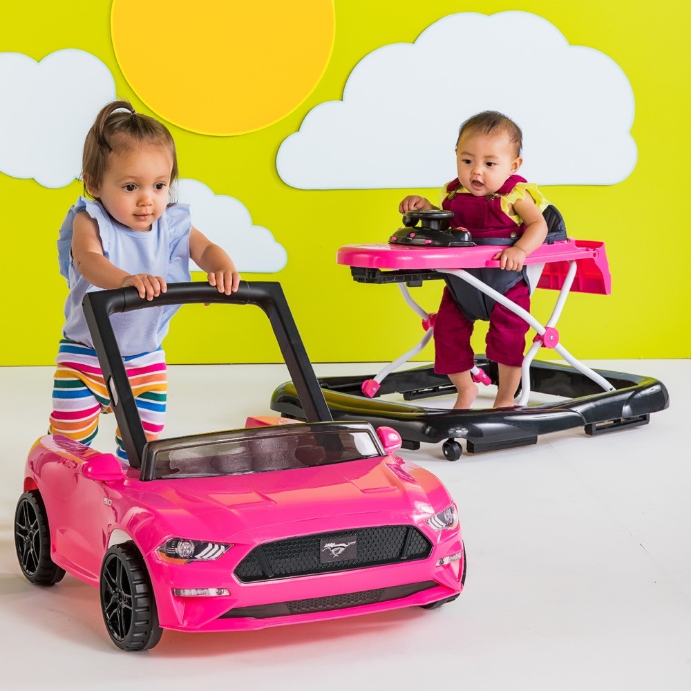 Bright Starts Ford Mustang Ways To Play 4In1 Walker Pink Walkers