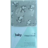 4Baby Cot Fitted Sheet Ellie 2 Pack image 0