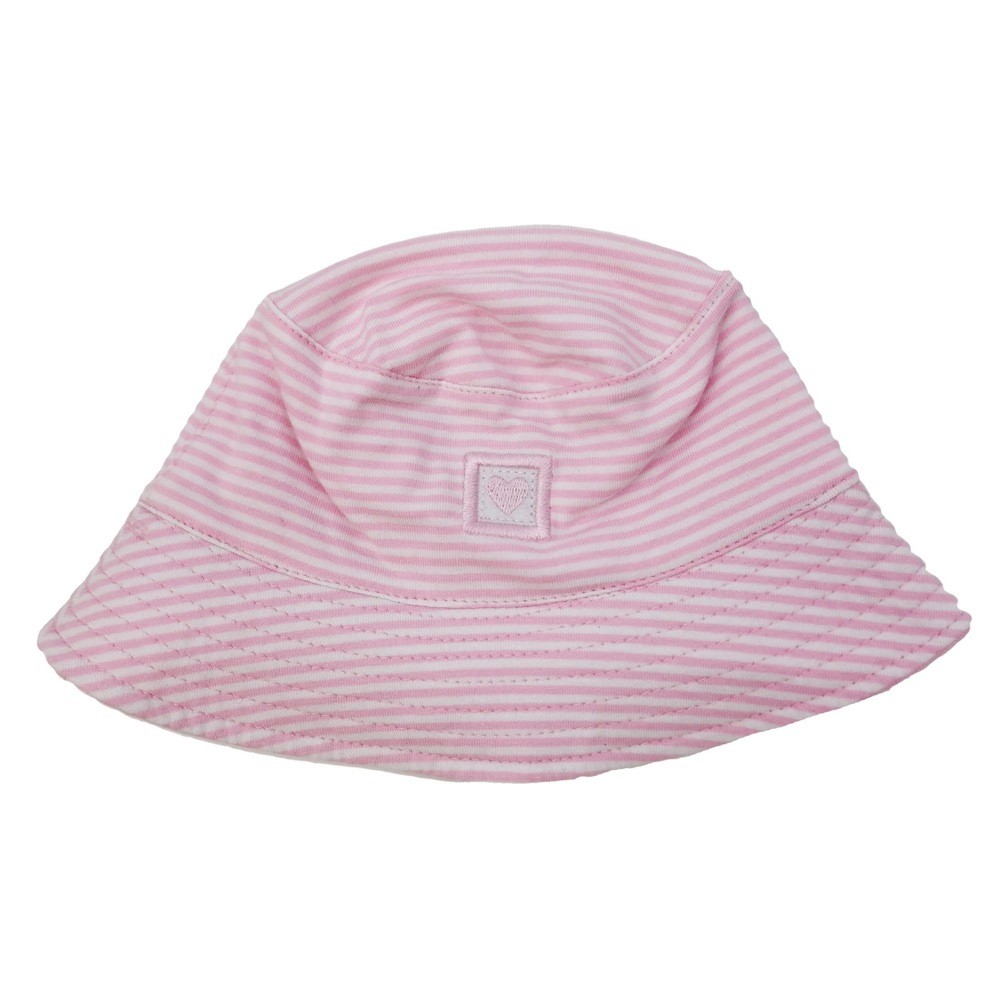 帽子 Katie BABY STRIPE bucket hat pink Katie BABY STRIPE bucket hat ピンクストライプ