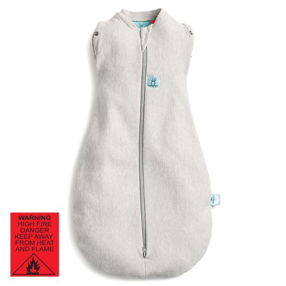 ergoPouch Cocoon 0.2 Tog Grey Marle Size 3-6 Months