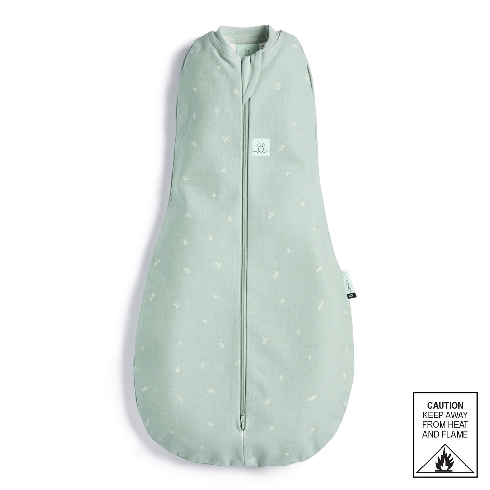 Ergopouch Cocoon 1.0 Tog Sage 0-3 Months | Swaddles | Baby Bunting AU