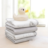 Living Textiles Organic Wash Cloth Dandelion 4 Pack image 2