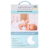 Airwrap Mattress Protector Cot Standard White image 1