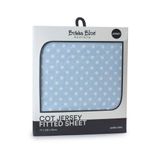 Bubba Blue Polka Dot Jersey Cot Fitted Sheet Blue (Online Only) image 0
