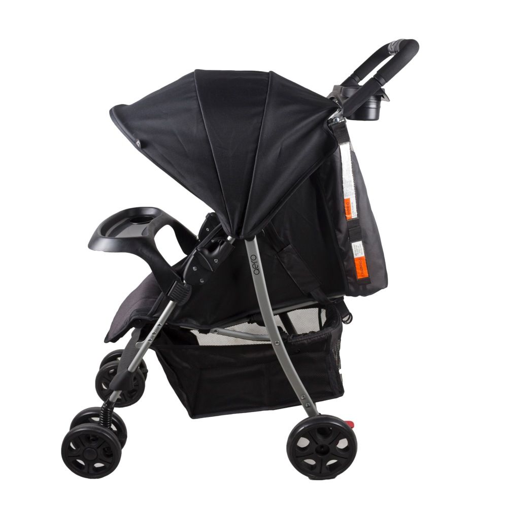 Childcare Aero Stroller Black/ Silver Frame | Strollers | Baby Bunting NZ