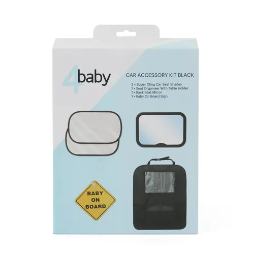 4Baby Car Accessory Kit Black Baby Bunting AU