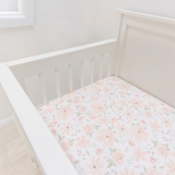 Lolli Living Meadow Cot Fitted Sheet Blush image 1