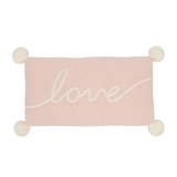 Lolli Living Meadow Knit Cushion Love Blush image 0