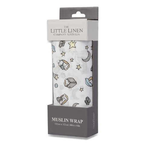 The Little Linen Co Muslin Hedgehog 1 Pack image 0 Large Image