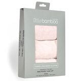 Little Bamboo Wash Cloth Dusty Pink 3 Pack image 1