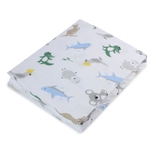 Bubba Blue Aussie Animal Jersey Cot Fitted Sheet image 3