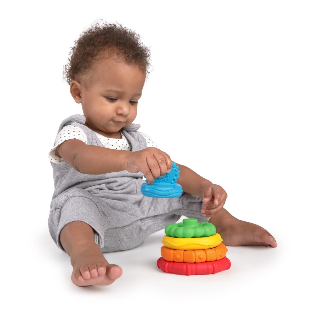Baby Einstein MultiTextured Stacking Rings Musical & Sound Baby