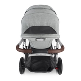 Uppababy Vista V2 Stroller Grey Brushed Mélange/ Silver/ Chestnut Leather (Stella) image 8