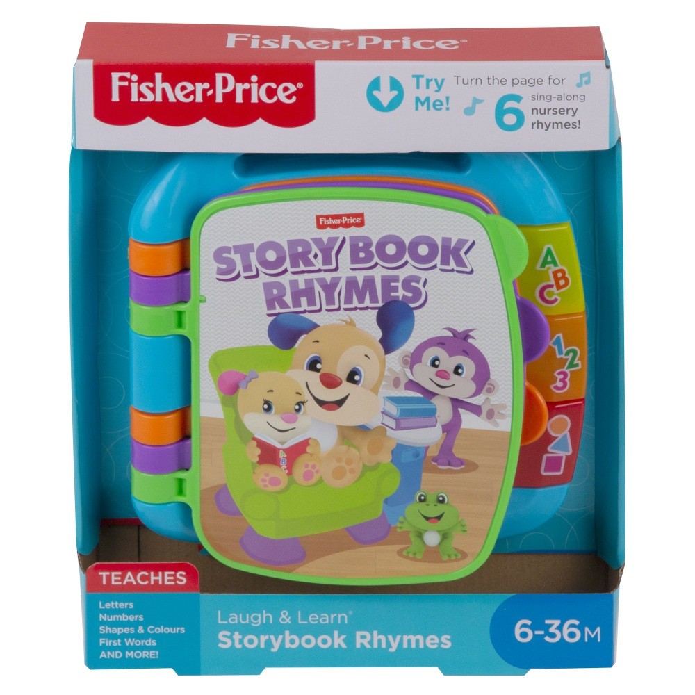 Fisher-Price Storybook Rhymes Assorted | Interactive Toys | Baby Bunting AU