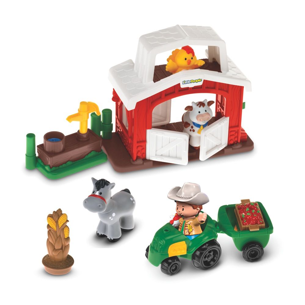 little people farm set fisher price