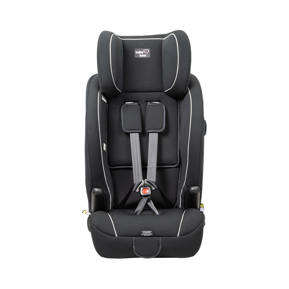 Babylove ezygrow II Harnessed Car Seat Black Harnessed Boosters