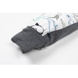 Nest Design Bamboo Sleep Suit Long Sleeve 2.5 Tog Orca White Small image 2