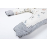 Nest Design Bamboo Sleep Suit Long Sleeve 2.5 Tog Otter Love Small image 2