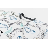 Nest Design Organic Sleeping Bag Long Sleeve 3.5 Tog Orca White Medium image 2