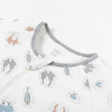 Nest Design Organic Sleep Suit Long Sleeve 1.0 Tog Otter Love Small image 4