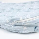 Nest Design Organic Sleeping Bag 1.0 Tog Orca Blue Large image 3