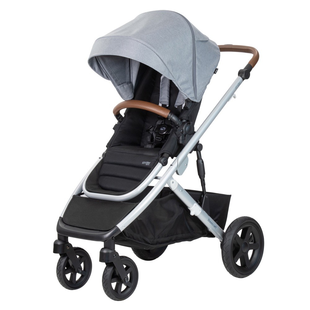 Steelcraft Strider Signature V5 Stroller Silver Wattle | Double Prams ...